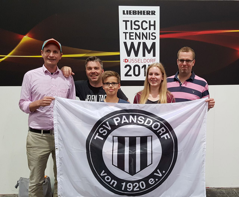 TSV Pansdorf bei den TT-Weltmeisterschaften in Düsseldorf